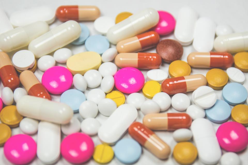 Assorted tablets and capsules